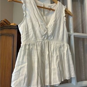 White Sleeveless Perfect Summer Top